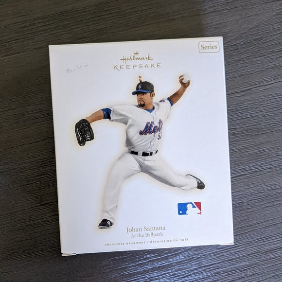 Hallmark 2009 Johan Santana MLB Baseball NY Mets Christmas Ornament - Picture 3 of 3